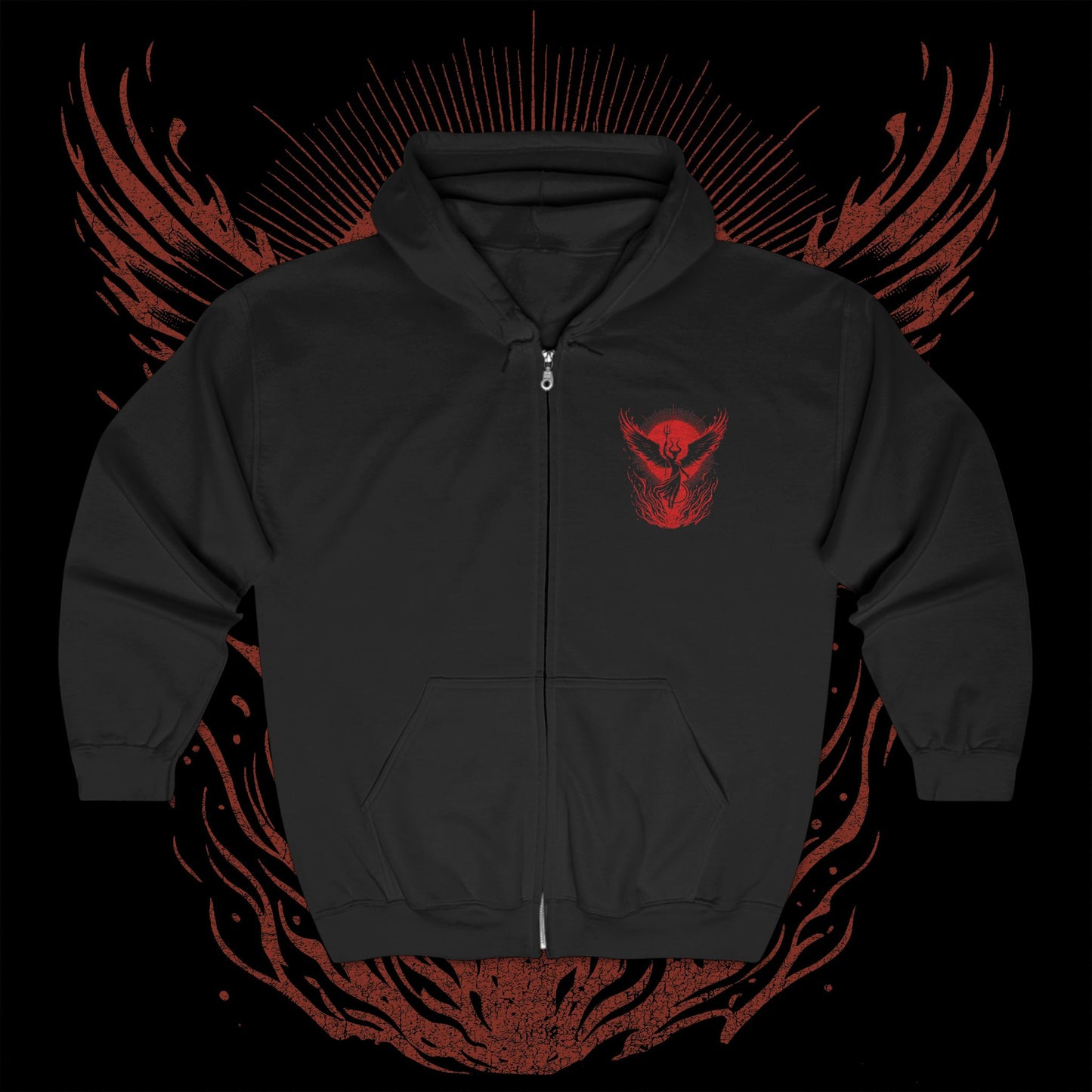 Morality Over Divinity - Full Zip Hooded Sweatshirt
