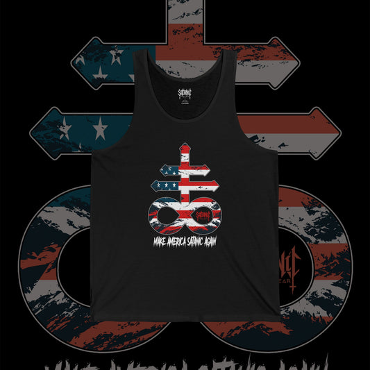 Make America Satanic Again - Unisex Jersey Tank